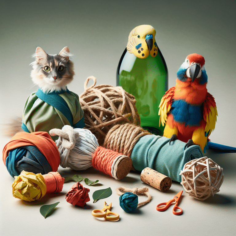 Eco-Friendly Pet Toys from Household Waste