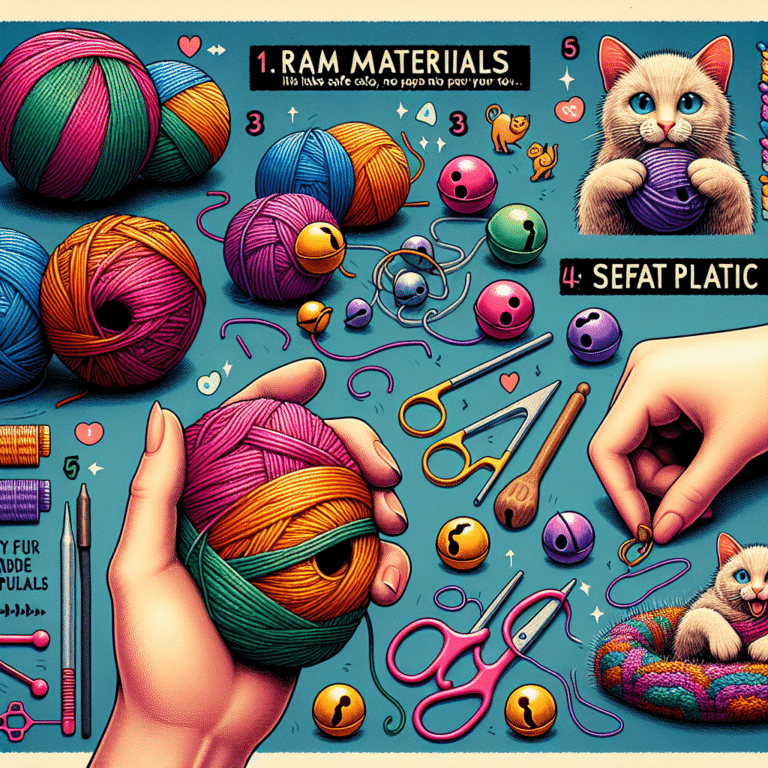 Avoiding Choking Hazards in DIY Cat Toys
