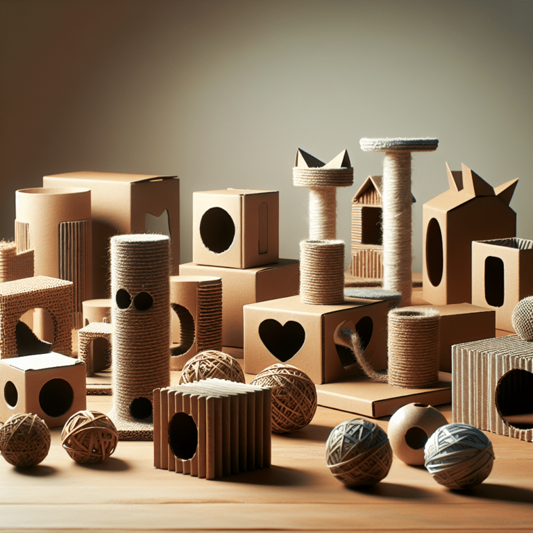 Using Cardboard to Make Cat Playthings