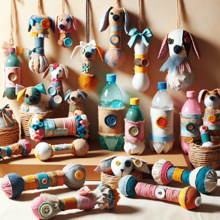 DIY Dog Toys from Plastic Bottles