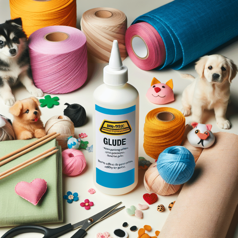 Pet-safe Glue and Fabric Choices