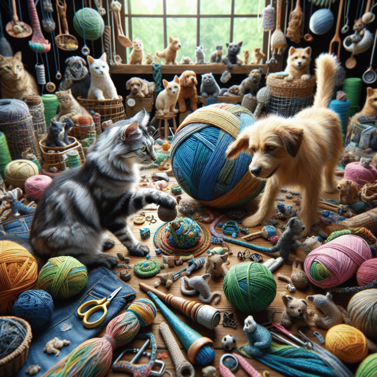 Creative Recycling for Pet Toys