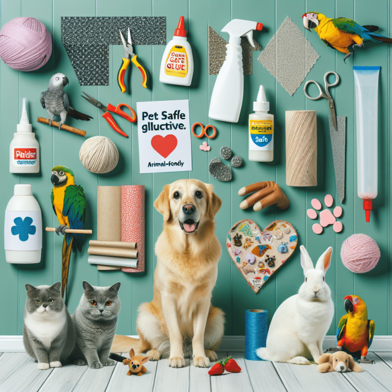 Pet-safe Glue and Fabric Choices