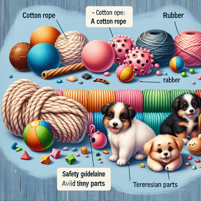 Choosing Materials for Puppy Toys