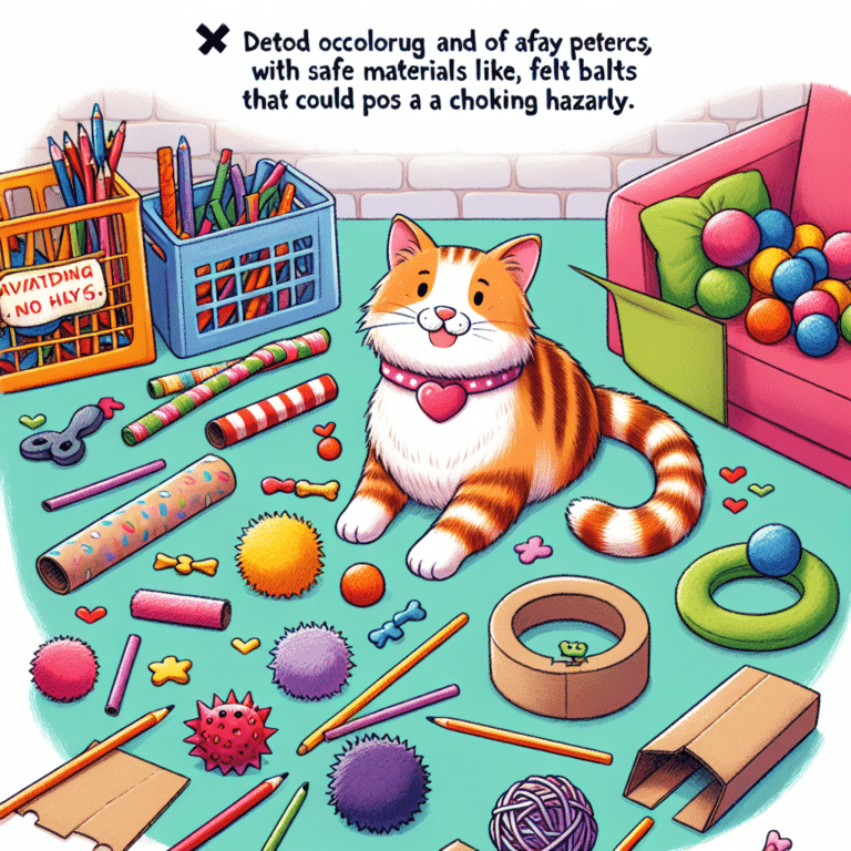 Avoiding Choking Hazards in DIY Cat Toys