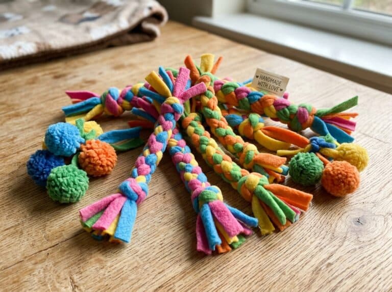 no sew fleece cat toys