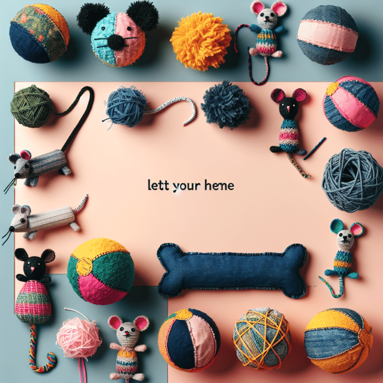 Recycled Fabric Toys for Pets