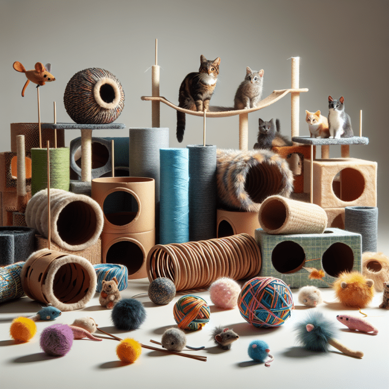 Homemade Cat Tunnels and Toys