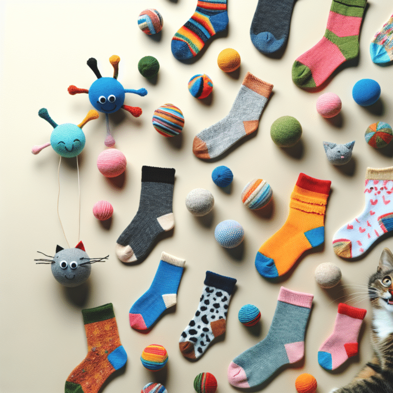 Upcycling Socks into Cat Toys