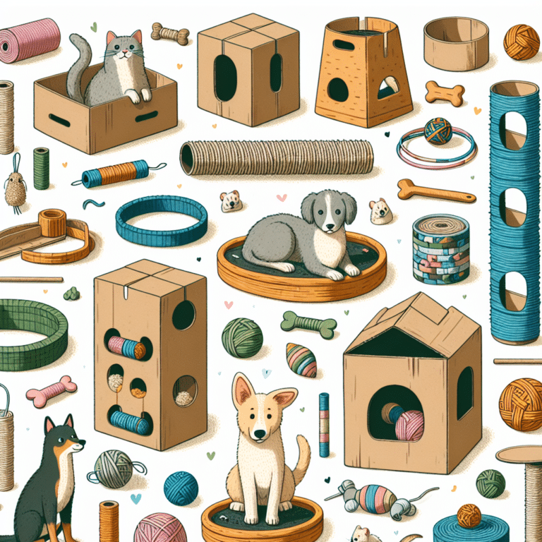 Homemade Pet Enrichment from Recycling