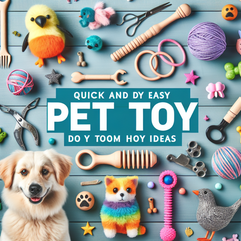 Quick and Easy DIY Pet Toy Ideas