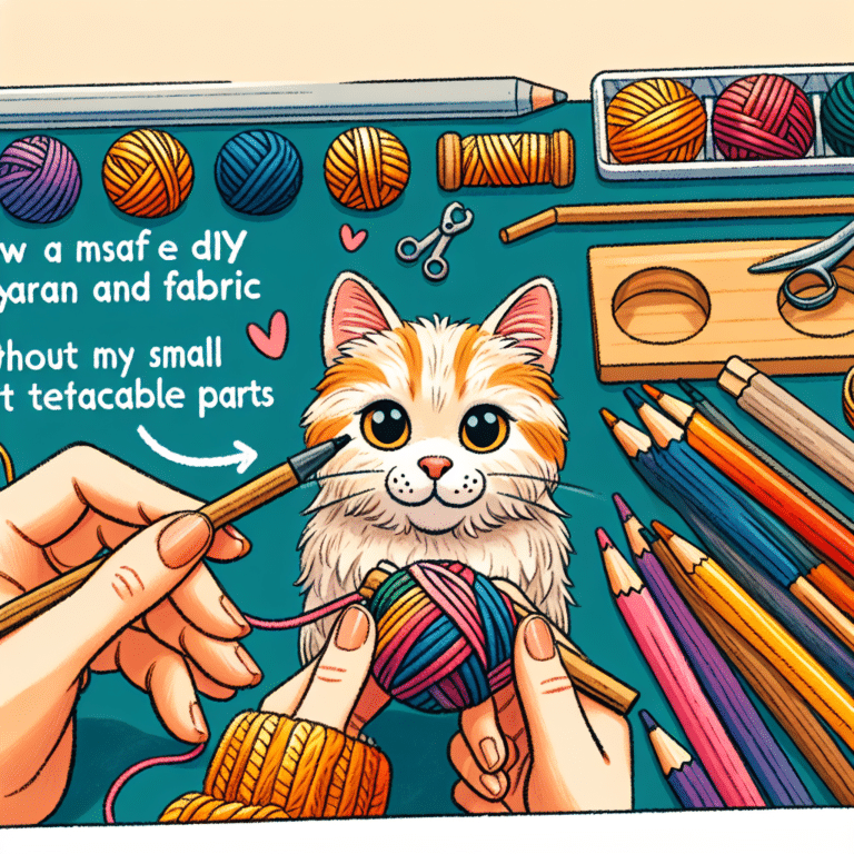 Avoiding choking hazards in DIY cat toys